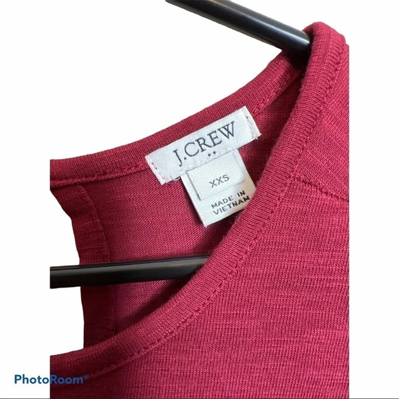 J Crew burgundy  tank top Sz XXS - Picture 9 of 11